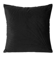 Velvet pillowcase Luiz4 40x40 cm black new