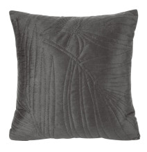 Velvet pillowcase Luiz4 40x40 cm graphite new