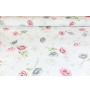 Cotton fabric powder-pink wild poppies, h. 145 cm