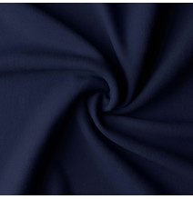 Vorhang an Ringen mit Zirkonen 140x250 cm dunkelblau
