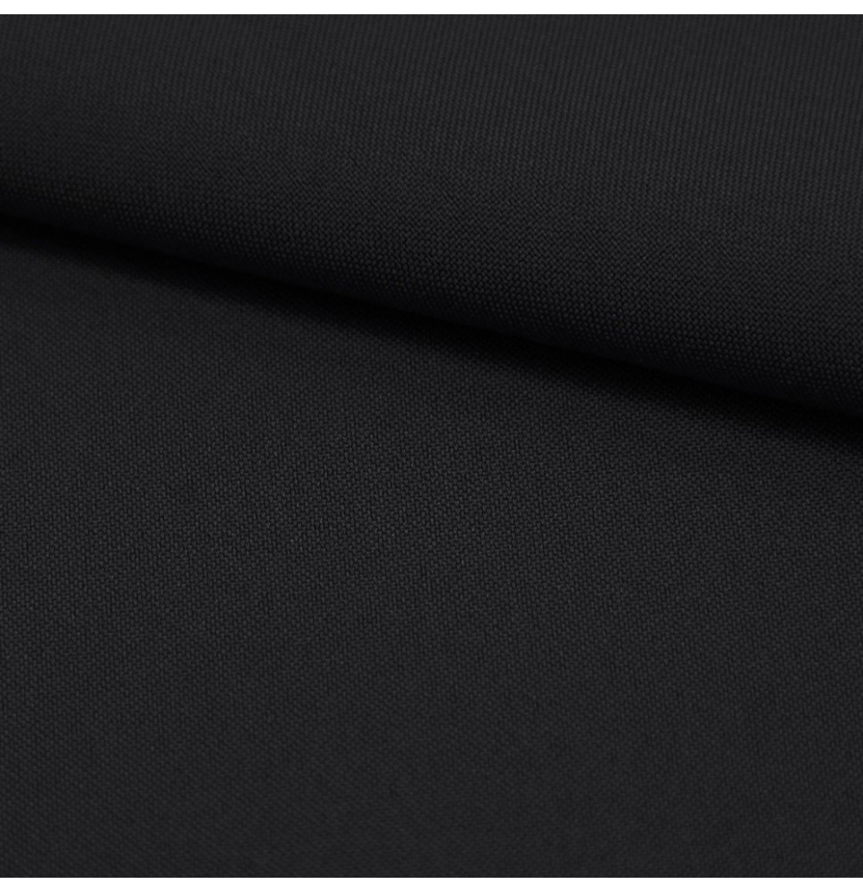 Plain fabric Panama MIG34 black, h. 150 cm