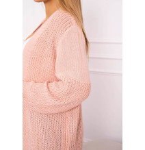 Long sweater MI2019-2 light powder pink