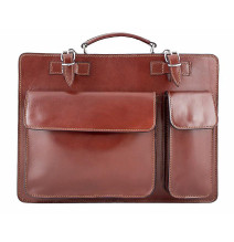 Leather Workbag 683 brown