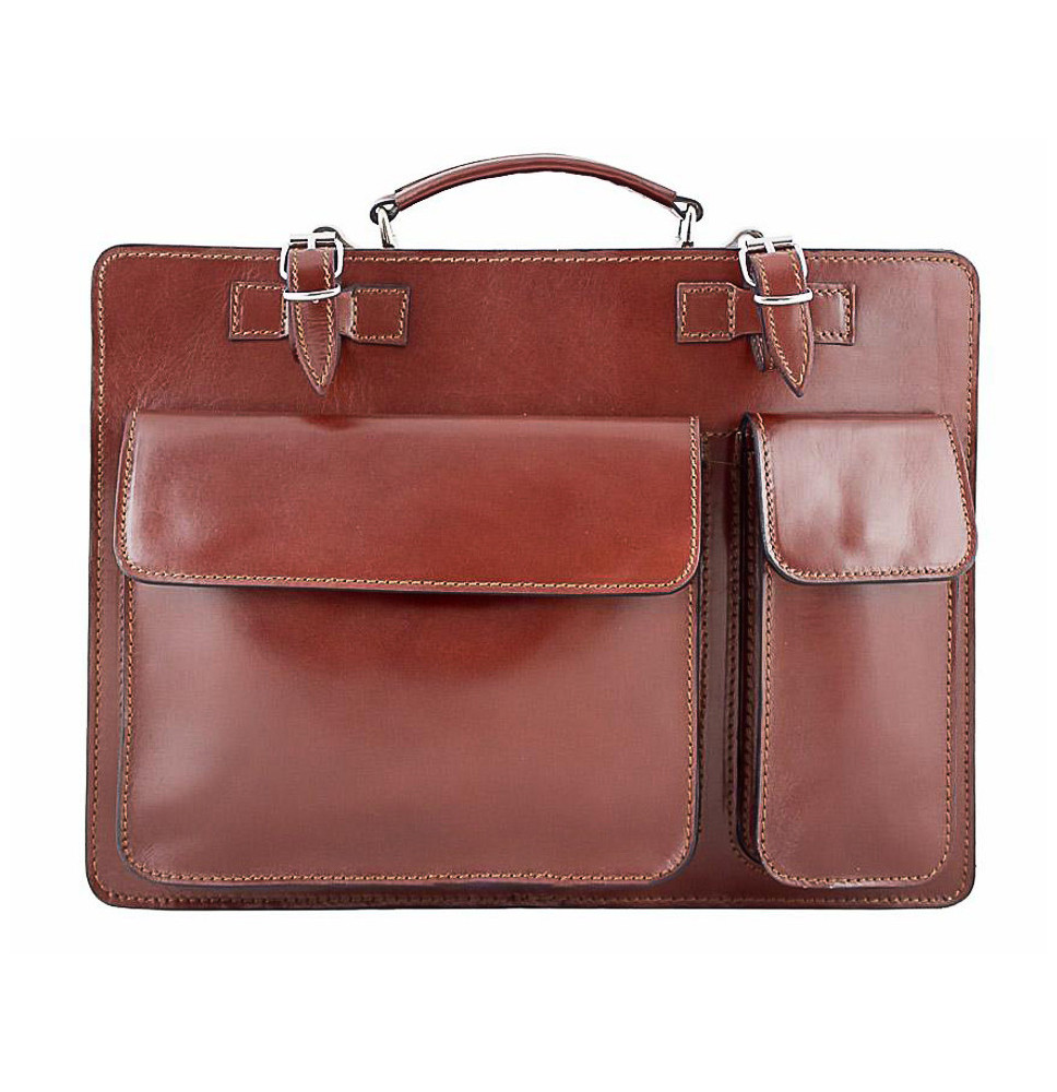 Leather Workbag 683 brown