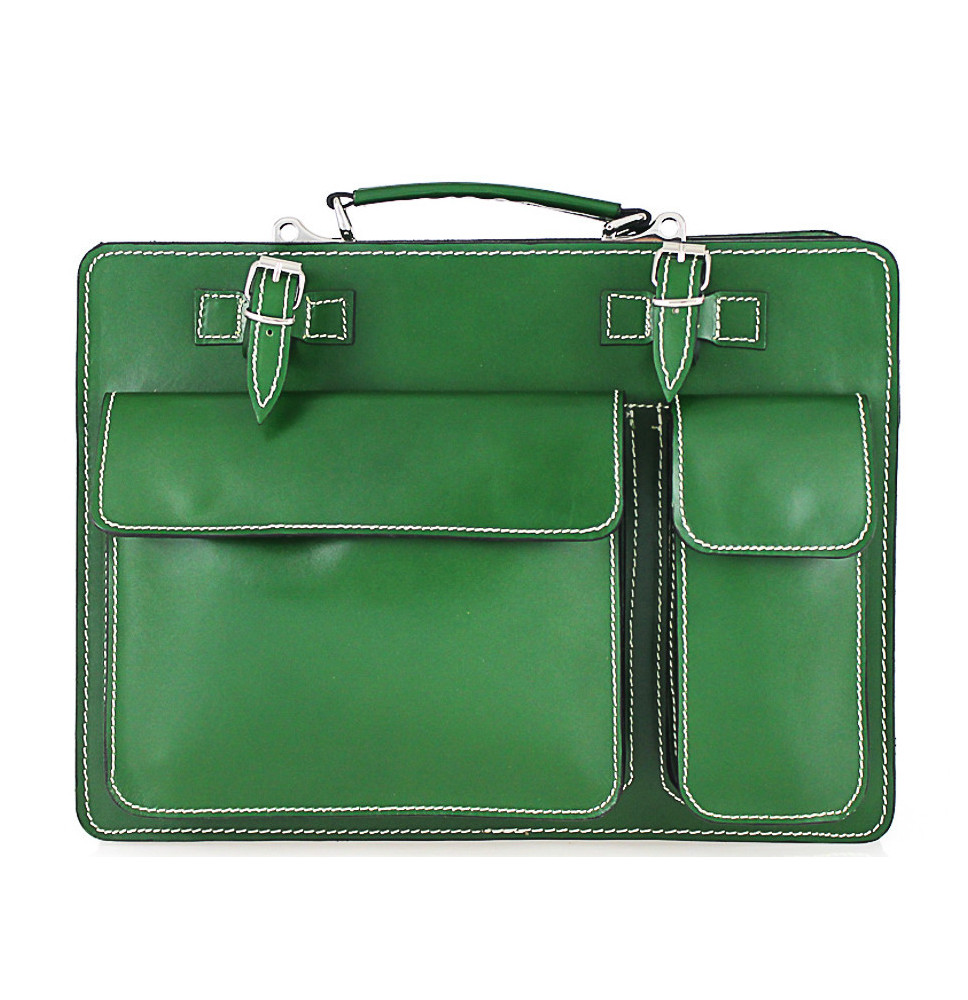 Leder Arbeittasche 683 grün