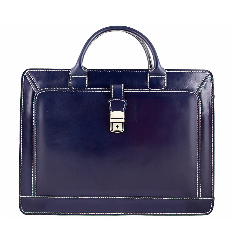 Leder Arbeittasche 404 blau