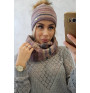 Women’s Winter Set hat and scarf  MIP104 cappuccino