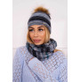 Women’s Winter Set hat and scarf  MIP104 turquoise