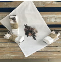 Cotton kitchen towel digital printing MIGTE-5