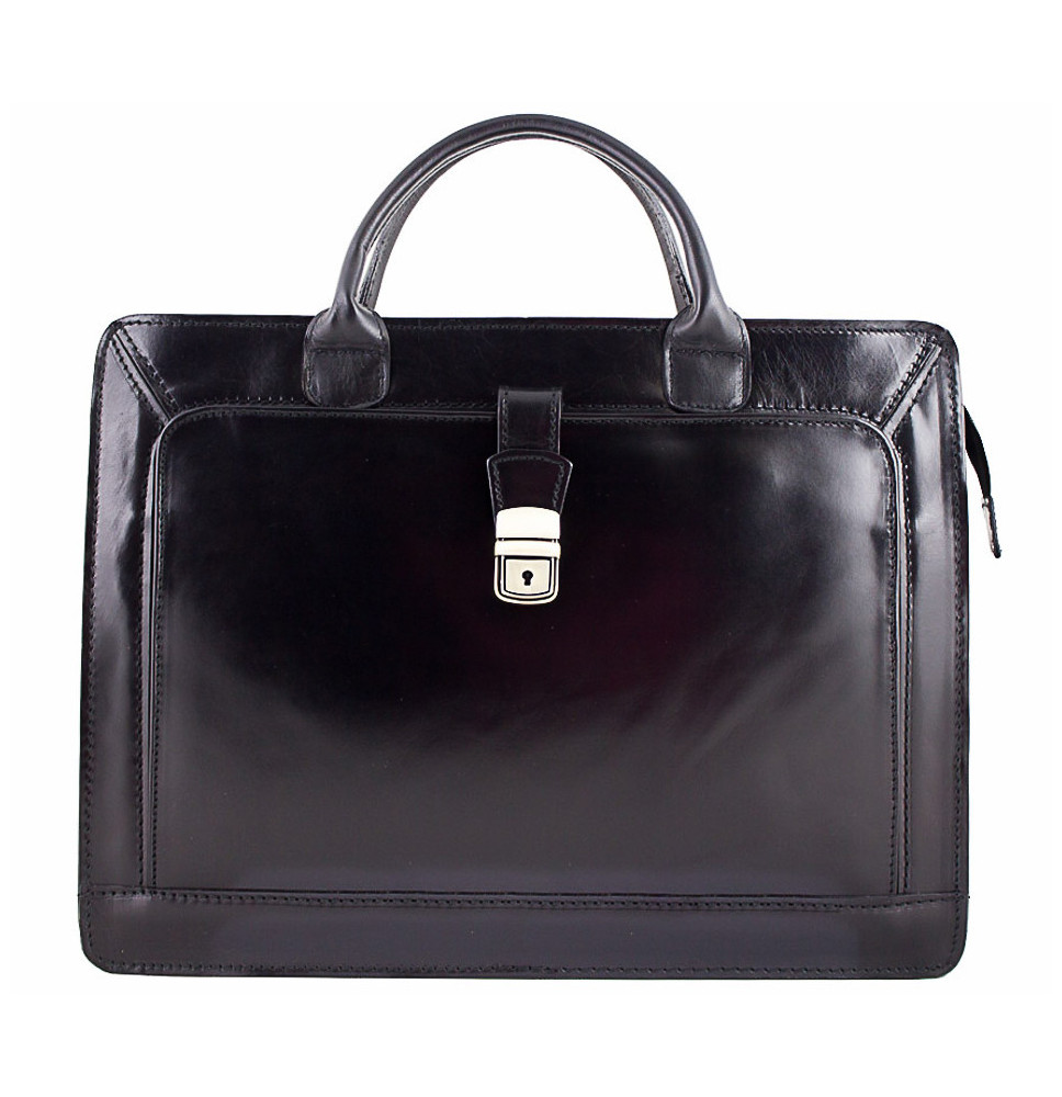 Leather Workbag 404 black