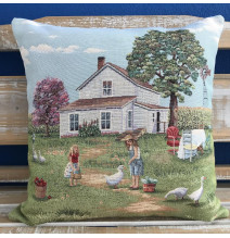 Gobelinová obliečka na vankúš 42x42 cm Eden 1176