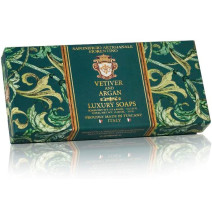 Természetes növényi szilárd szappan Vetiver és argán 3x125 g