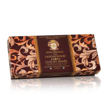 SA Fiorentino Vegetable soap Patchouli and sandalwood 3x125 g