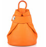 Kožený batoh 443 oranžový