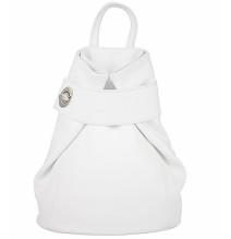 Leather backpack 443 white