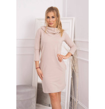 Dress with hood and pockets MIG8847 beige