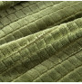Microfiber blanket with 3D effect Cindy2 military green