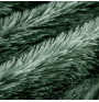 Fur blanket with silver thread Tiffany dark green