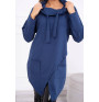 Tunic with envelope front oversize MI0017 jeans