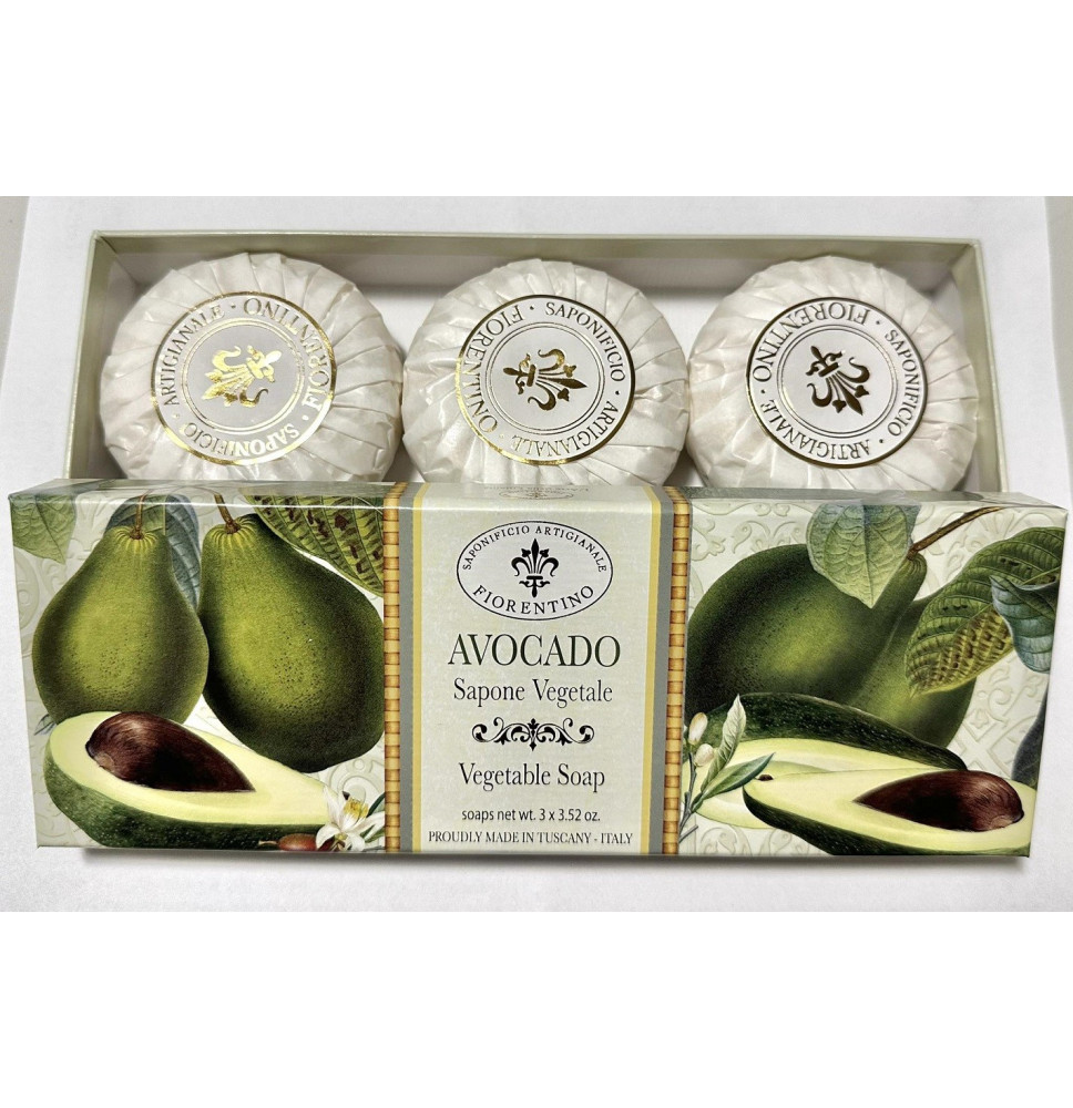 SA Fiorentino Vegetable soap Avocado 3x100 g