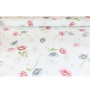 Cotton fabric powder-pink wild poppies, h. 280 cm