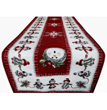 Vianočný gobelinový behúň na stôl 40x130 cm Chenille IT021
