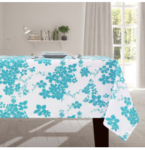 Waterproof  tablecloth MIGD168-17 turquoise