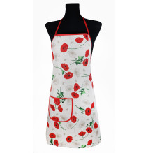 Kitchen apron wild poppies Made in Italy