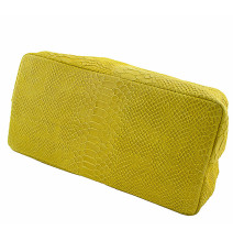 Ledertasche python stamp 35 turchese