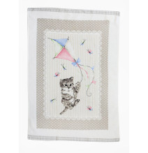 Decorative kitchen towel Kite and kitty 50x70 cm