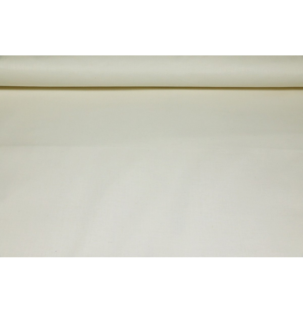 Fabric 100% cotton cream, h. 280 cm