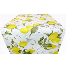 Látka Bavlna Citrony, š. 140 cm