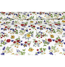 Fabric decoration Cotton Meadow flowers, h. 140 cm