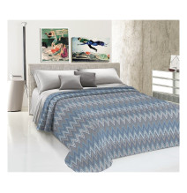 Bedcover Piquet Spinato blue