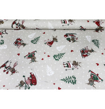 Fabric Christmas Reindeer , h. 140 cm