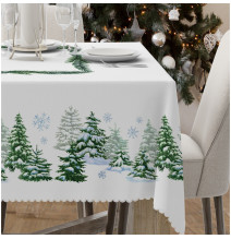 Vianočný obrus na stôl Vianočný stromček MIG935