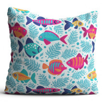 Pillowcase MIGD339 40x40 cm small fish