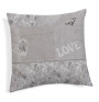 Pillowcase Romantic shabby beige 40x40 cm Made in Italy