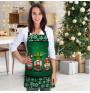 Waterproof kitchen apron Green elf