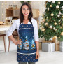 Waterproof kitchen apron Blue elf