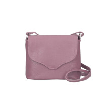 Genuine Leather Shoulder Bag MI64 old pink