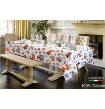 Cotton tablecloth Pumpkins