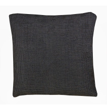 Pillowcase Intreccio Jacquard Chenille black
