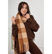 Damen Schal 6071 beige Made in Italy