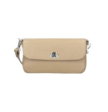 Tracollina in pelle dollaro 766 taupe Made in Italy