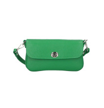 Tracollina in pelle dollaro 766 verde Made in Italy