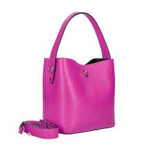 Kožená kabelka 791 fuchsia MADE IN ITALY