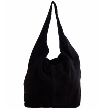 Maxi Ledertasche 804A schwarz