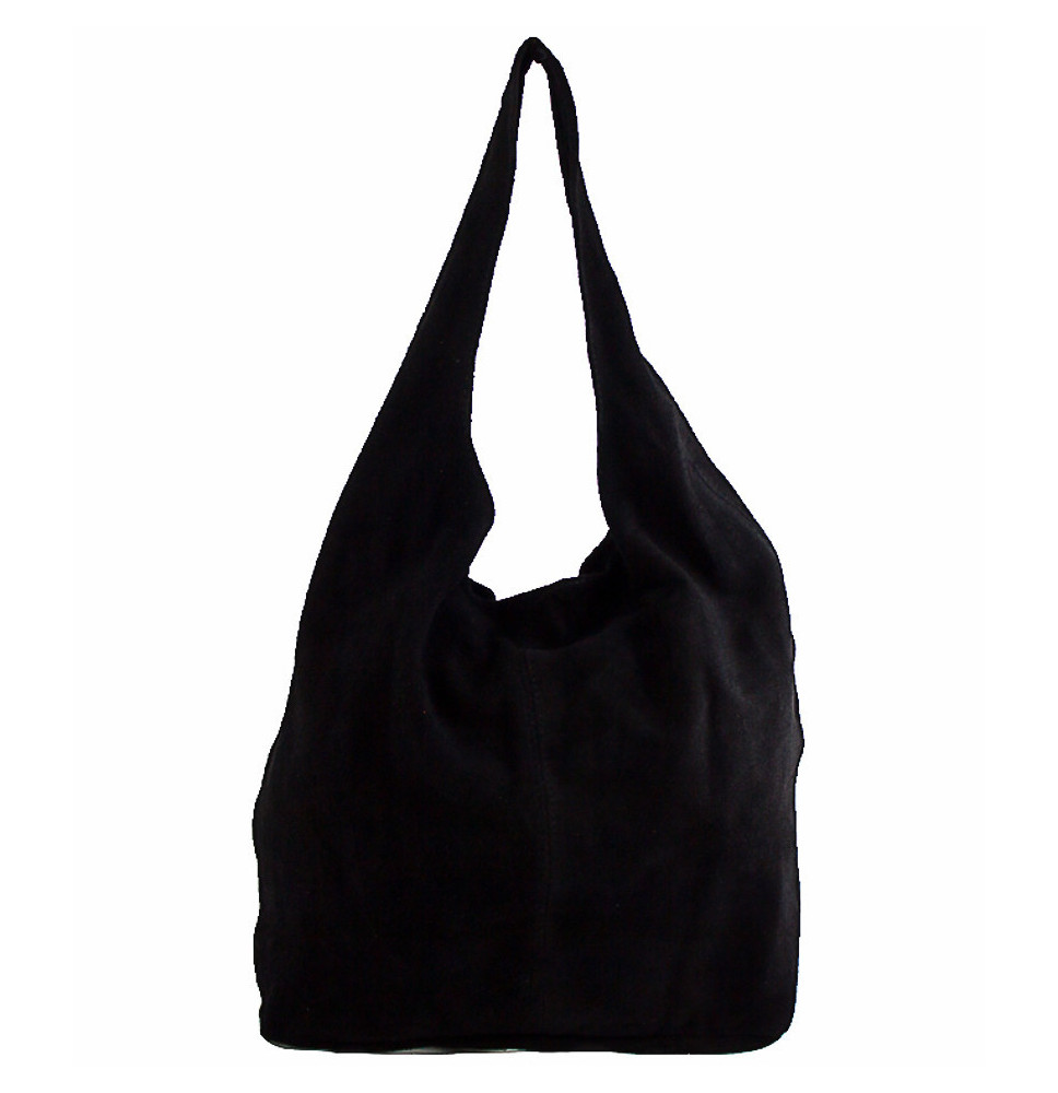 Maxi Ledertasche 804A schwarz