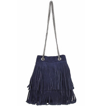 Wildlederhandtasche 429 blau